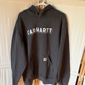 Carhartt Men's Charcoal Hoodie Sweater